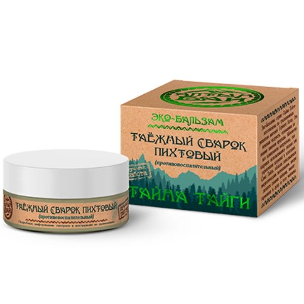 Изображение товара Эко-бальзам Таежный сварок Пихтовый Противовоспалительный АлтынБай 50мл Эко-бальзам Таежный сварок Пихтовый Противовоспалительный АлтынБай 50мл фотография