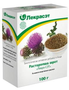 Расторопша шрот Лекра-Сэт 100г