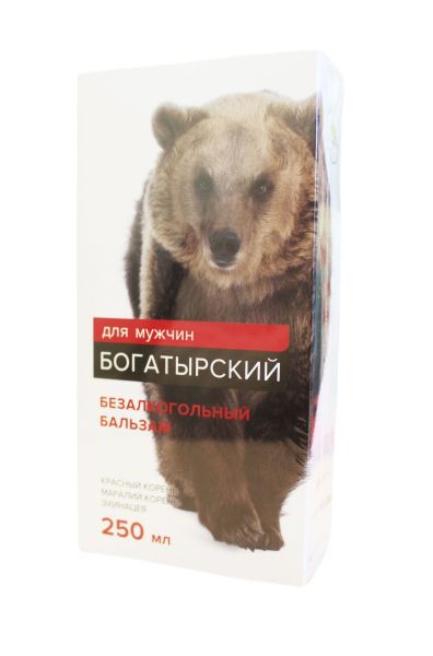 Изображение товара Бальзам Богатырский (мужской), 250 мл Бальзам Богатырский (мужской), 250 мл фотография